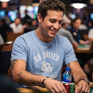 Nouveau gabarit — Card Room Poker Dept Tee — Washed Denim — Marco