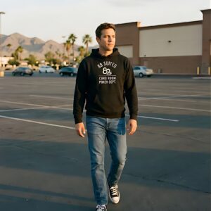 Card Room Poker Dept Hoodie — Black